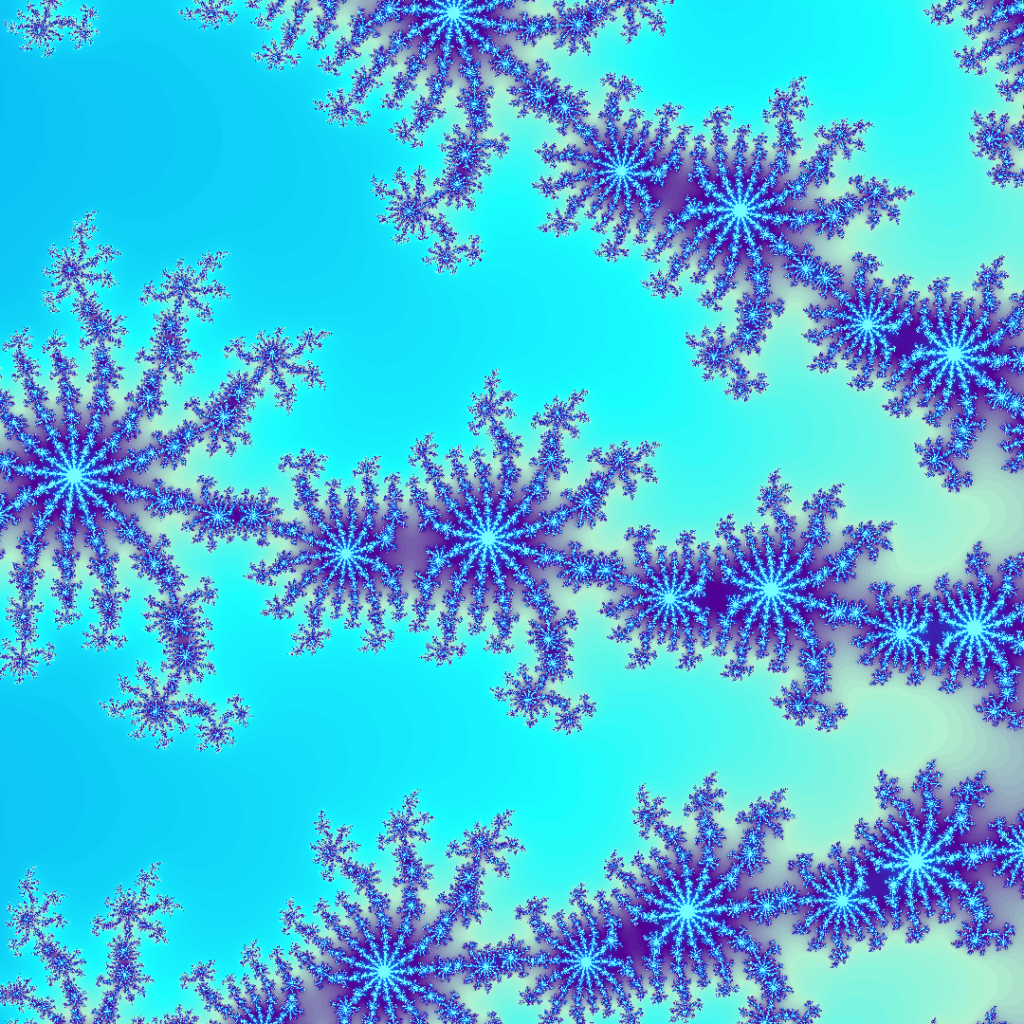 Icy Julia fractal