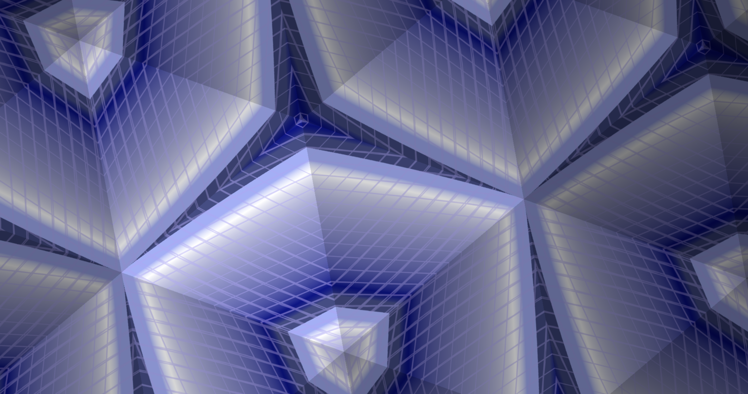 Geometric tiled pattern