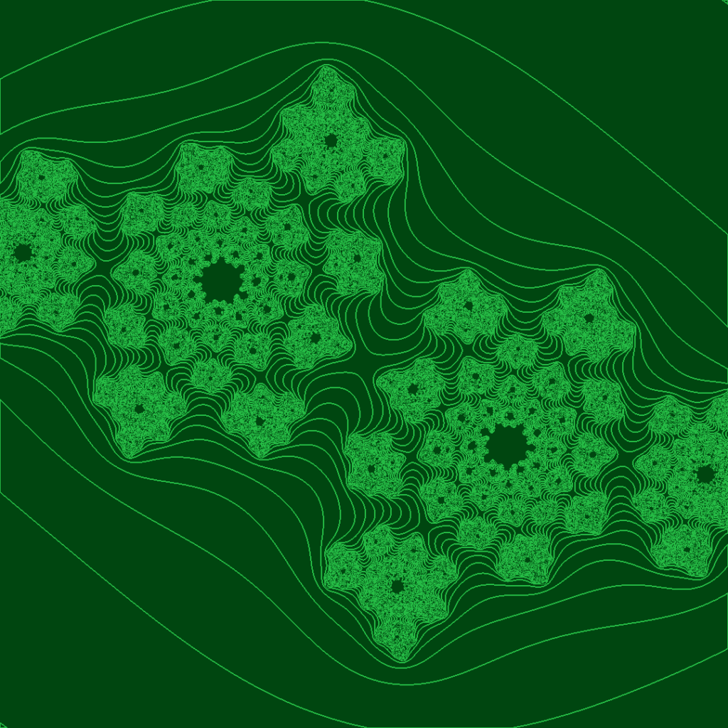 Fractal Friday 2020.10.09 – Julia-set contour variations