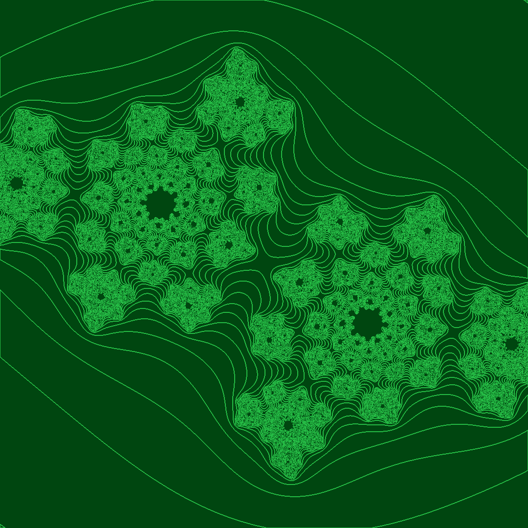 Fractal Friday 2020.10.09 – Julia-set contour variations