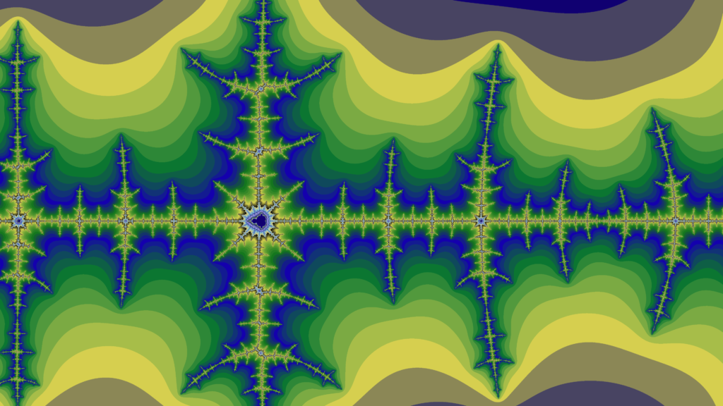 4k fractal wallpaper image